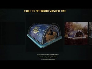 Fallout 76 Vault-Tec Survival Tent Review - Free August 2024 Item For Fallout 1st Members