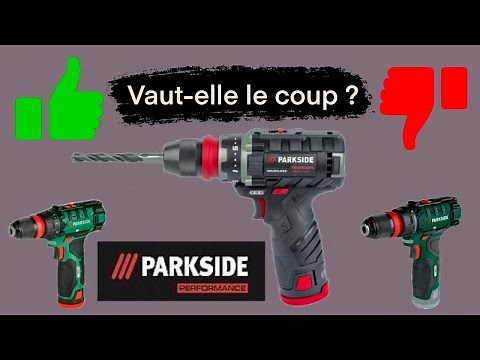Review et test perceuse visseuse sans fil parkside PBSPA 12 C3 12V (Avis)