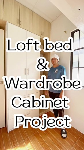 Loft Bed and Wardrobe Cabinet Project Ideas