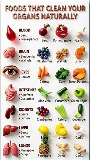 Food That Clean Your Organs Naturally.