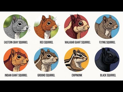 Every Type of Squirrel 🐿️ Explained (Flying, Tree & Ground Squirrels!)