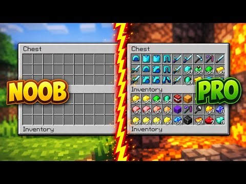 NUB VS PRO SURVIVAL IN MINECRAFT!