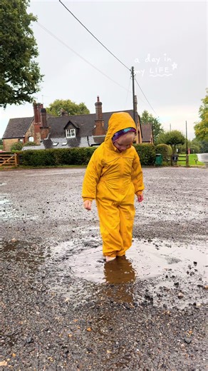 Puddle Jumping Fun with My Toddler