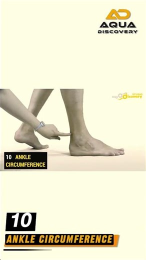How to take measurement: Ankle circumference