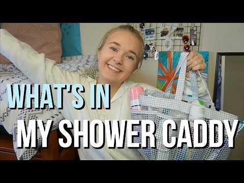 What's In My College Shower Caddy | Dorm Room Essentials
