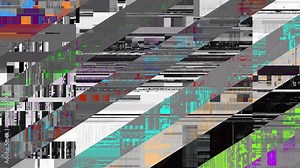 Animation video background static color noise glitch error video damage bad interference and no signal