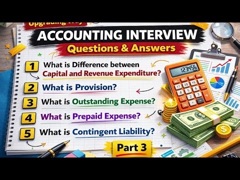 Accounting Interview questions and answers for Freshers part 3 #upgradingway #interviewquestio