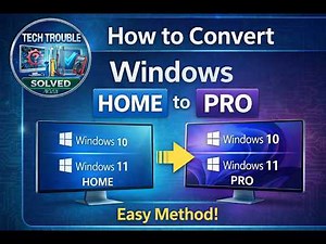 How to Convert Windows Home to Pro (Easy Method!)