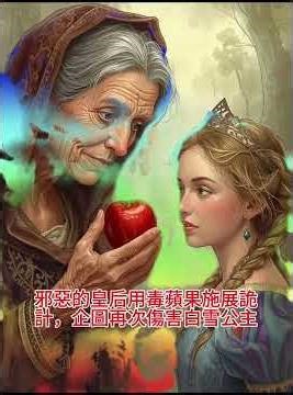 白雪公主-格林兄弟童話故事-(影片動畫+圖片、有語音)