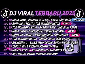 DJ TIKTOK TERBARU 2025🎵DJ NGGA DULU - JANGAN LAGI LAGI KAMU CARI CARI🎵DJ BINTANG 5 TENXI |FULL ALBUM