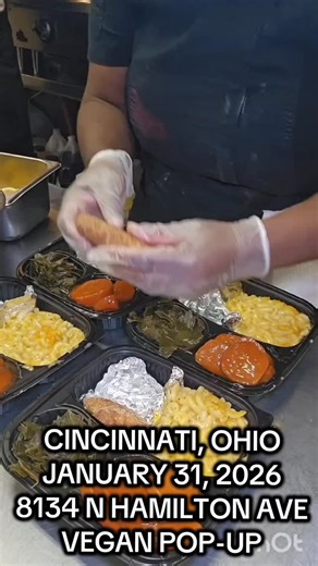 Your Vegan Chef on Instagram: "CINCINNATI, OHIO‼️ 🥂 WE ARE 11 DAYS AWAY‼️ 🥂 @your_vegan_chef 🌱 x @livinfreshvegan are serving up a Vegan New Year Feast packed with comfort, soul, and BIG flavor! 🍽️ YOUR VEGAN CHEF MENU: • Pot Roast w/ Mashed Potatoes • Vegan Fish • Macaroni • Candied Yams • Collard Greens • Banana Pudding • Peach Mango Lemonade 🍝 LIVIN’ FRESH VEGAN MENU: • Lasagna Dinner • Red Beans & Rice w/ Cornbread • Apple Pie • Blue Raspberry Lemonade 🕑 TIME: 2PM – 7PM 📍 LOCATION: 81
