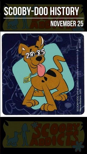 Scooby-Doo History - November 25 #scoobydoo #history #scoobydoohistory
