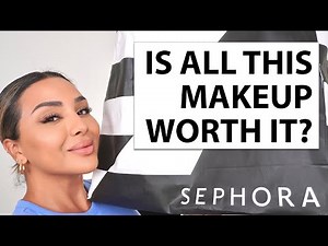 SEPHORA FIRST IMPRESSIONS TRY ON AND HAUL | NINA UBHI