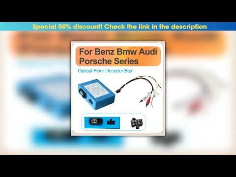 Top Car Stereo Radio Optical Fiber Decoder Most Box for Mercedes Benz ML/R Series Porsche Cayenne••