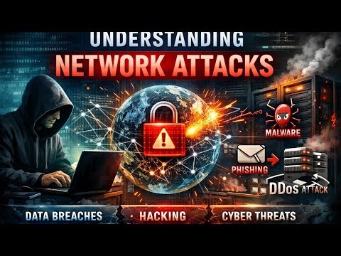 Cybersecurity Basics, |Understanding Network Attacks ,Threat Types & Real-World Examples”