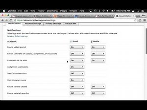 How To Turn on a Schoology Weekly Email Summary