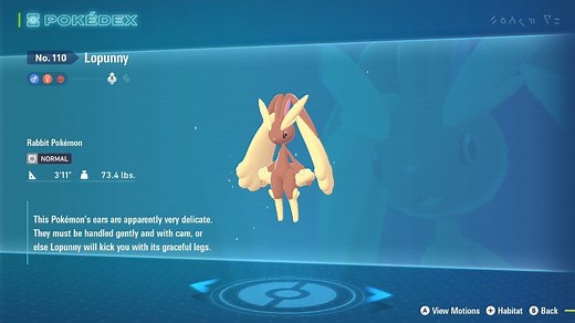 Best Lopunny moveset and nature in Pokemon Legends Z-A