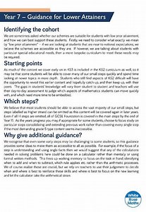 2.1K views · 9 comments |  Our Year 7 & Year 8 Low Attainer guidance...