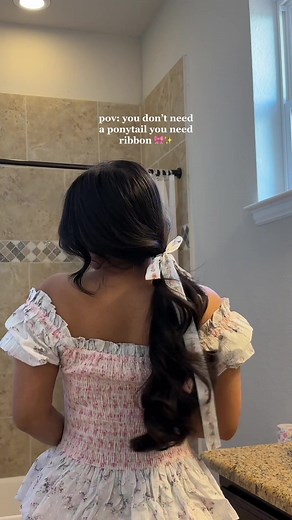 Spring Ribbon Hairstyle Tutorial