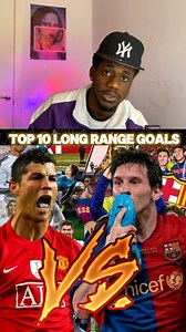 306K views · 10K reactions | Ronaldo top ten long range goals  Messi top ten long range goals #viralreelsシ #football #messi #ronaldo | Chef Reed | Facebook