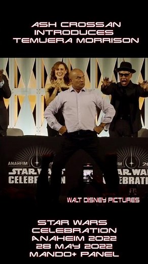 Temuera Morrison performs haka at SWCA