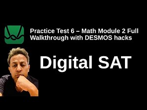SAT Digital Practice Test 6 – Math Module 2 Full Walkthrough