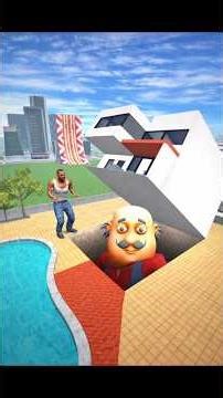 Franklin Vs Giant Motu in Indian Bike Driving 3D #shortsfeed