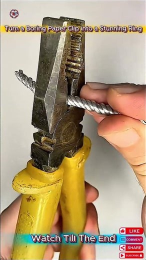 Turn a Boring Paper Clip into a Stunning Ring: Easy Science Hack You Won't Believe