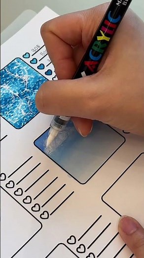How to Color Clouds with Markers ☁️ Calm Coloring Tutorial