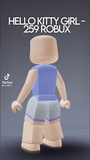 Hello Kitty Girl Avatar On Roblox..Outfit Ideas✨♥️