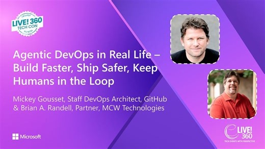 Agentic DevOps in Real Life –  Build Faster, Ship Safer, Keep Humans in the Loop | Microsoft Visual Studio