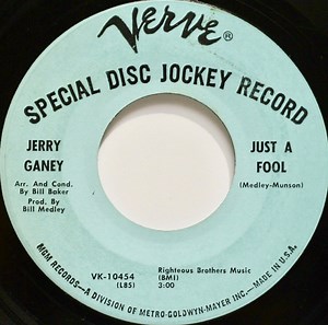 Jerry Ganey - Just A Fool / Who Am I