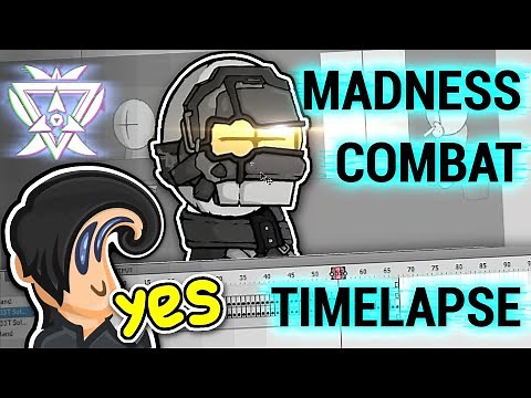 Madness Combat Animation Timelapse - Darren Zcon