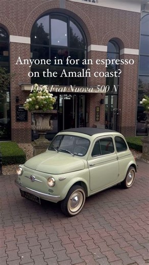 Gallery Aaldering on Instagram: "𝟏𝟗𝟓𝟕 𝐅𝐢𝐚𝐭 𝟓𝟎𝟎𝐍 𝐓𝐫𝐚𝐬𝐟𝐨𝐫𝐦𝐚𝐛𝐢𝐥𝐞 🇮🇹 One of the first Fiat 500’s ever built, first year of production! “Suicide doors” and an absolute must have for every Italy enthusiast ✨ Fully restored to original specification, accompanied with “Certificato di Origine” from Fiat Classiche and one of Fiat’s rarest! Expected! This 500N is available soon. Read the full story here 👉 https://www.gallery-aaldering.com/fiat-500n-trasformabile-1957-1957/ Galle