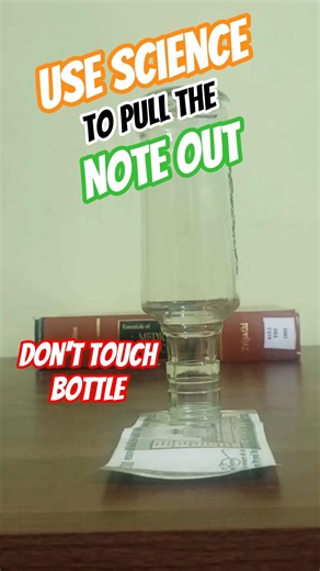Physics Trick You Must Try Today! Only Science Can Help You Pull This Note Out! #experiment