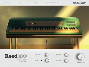 Reed200 spectral modeled reed electric piano instrument updated to V2
