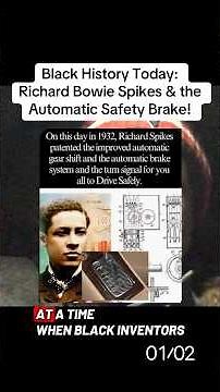 OTD in Black history, inventor Richard Bowie Spikes received a patent for his auto safety brake.