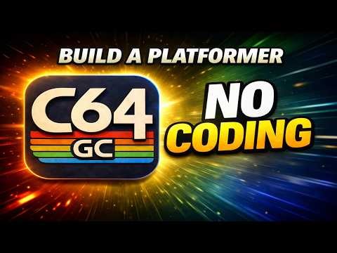 C64 GAME CREATOR .... BUILD A PLATFORMER ... NO CODNIG... #Ep2
