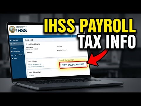 How to Check IHSS Payroll Tax Information - Portal Dashboard