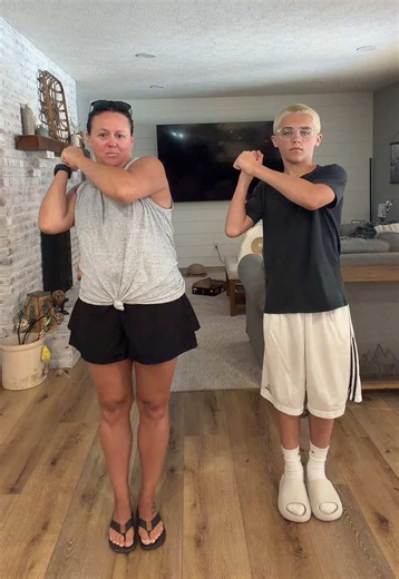 Mom and Son King Arthur Dance Trend