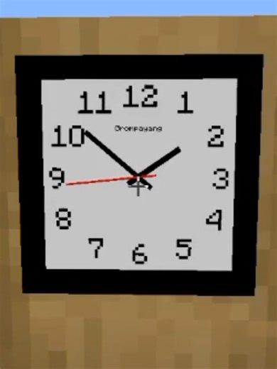 Real Clock | Addon Jam MCPE Minecraft PE #fry #minecraft #clock #real #time