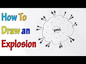 How To Draw an Explosion - VERY EASY FOR KIDS