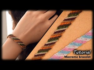 Macrame Bracelet | Step by Step Tutorial | Macrame Pattern