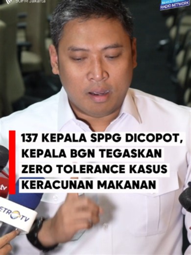 Kepala Badan Gizi Nasional (BGN) Sudaryono mengambil langkah tegas untuk memperkuat tata kelola Program Makan Bergizi Gratis (MBG). Dalam konferensi pers di Kantor BGN, Jakarta, Senin (3/8), Sudaryono mengumumkan sebanyak 137 Kepala Satuan Pelayanan Pemenuhan Gizi (SPPG) telah dicopot sebagai bagian dari penegakan disiplin, menyusul berbagai pelanggaran, termasuk kasus keracunan makanan. Menurut Sudaryono, BGN kini menaikkan status penanganan kasus keracunan menjadi kejadian fatal, karena menyan