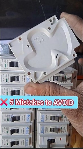 DIY Wiring: MCB/Breaker Installation in Panel Board | #ElectricalHacks 🤯