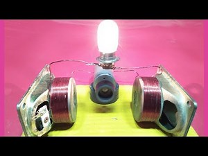 how to make free energy generator with magnet + speaker + motor electric generator new technology