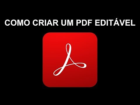 Criar um PDF editável a partir do pacote Libre Office