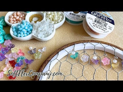 Make a Butterfly and Flower Beaded Chicken Wire Sun Catcher: Free Spirit Beading with Kristen Fagan