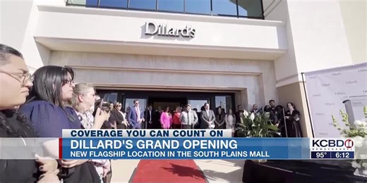 South Plains Mall hosts grand opening for new flagship Dillard's location