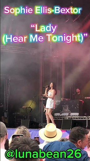 Sophie Ellis Bextor - Lady (Hear Me Tonight) Live